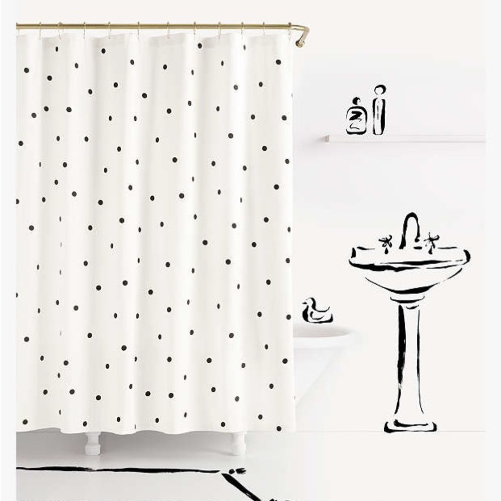 Kate Spade Polka Dot Shower Curtain